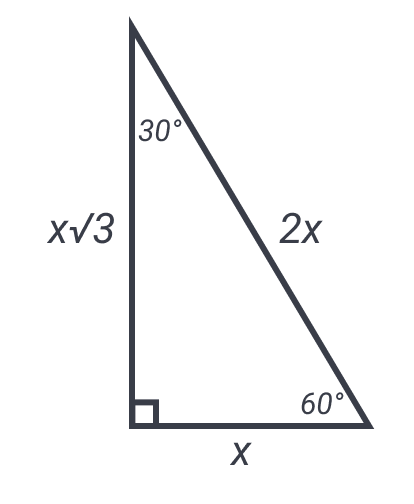 Ratio of 30-60-90 triangle