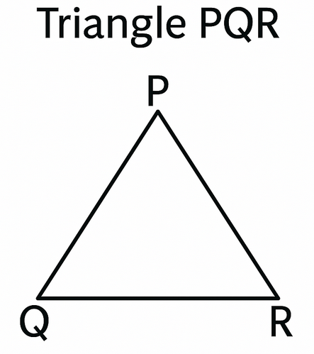 Triangle PQR