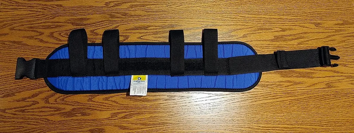 Gait belt used to assist patients with mobility