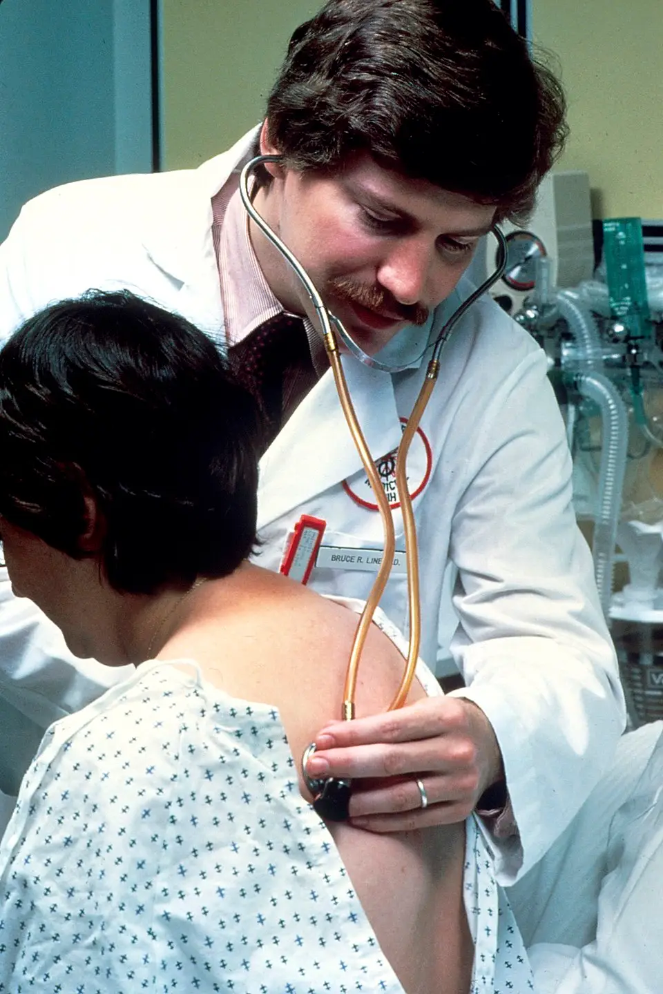 Common instruments used during a physical examination displayed