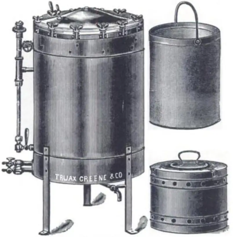 Steam autoclave used for sterilizing medical instruments