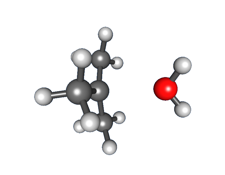 Nucleophilic attack mechanism on a carboxylic acid