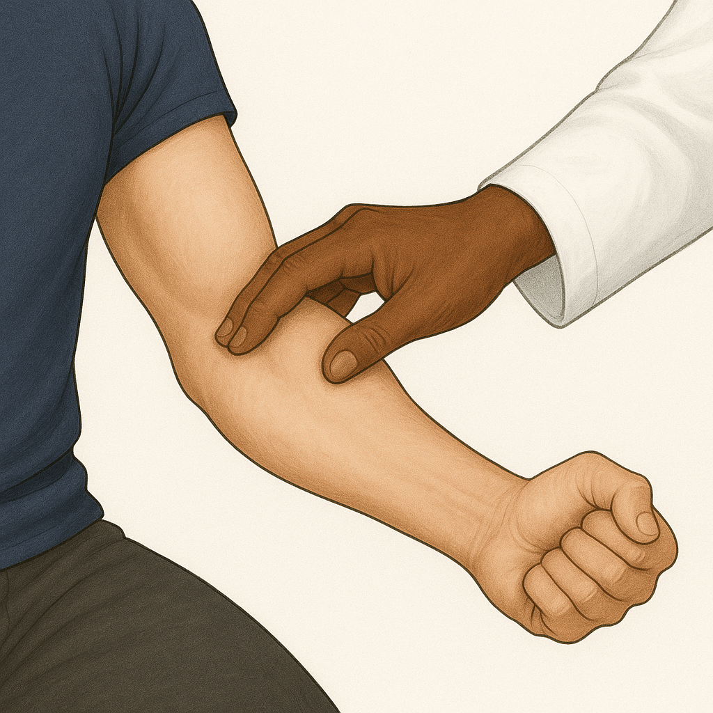 Bicep squeeze test