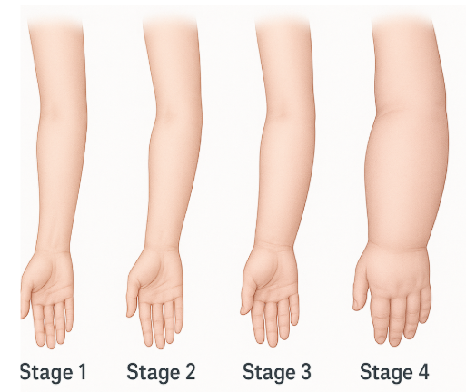 Stages of lymphedema