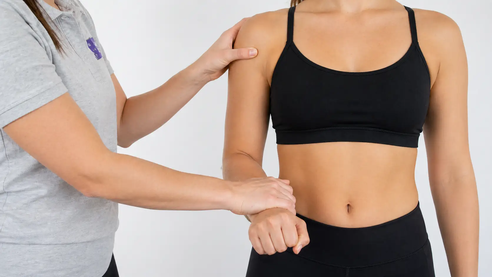 Yergason's test with the elbow flexed to 90 degrees while the patient resists supination to assess biceps tendon pathology.