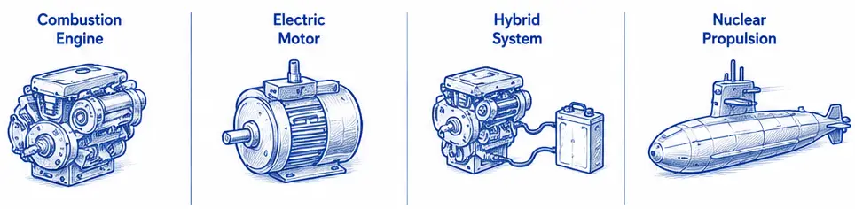 Comparison of common engine configurations.