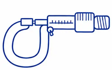 Micrometer with rotating thimble