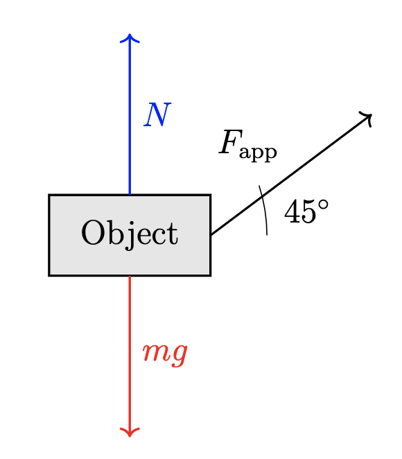 A specimen free body diagram