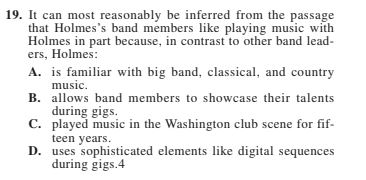 ACT reading passage question