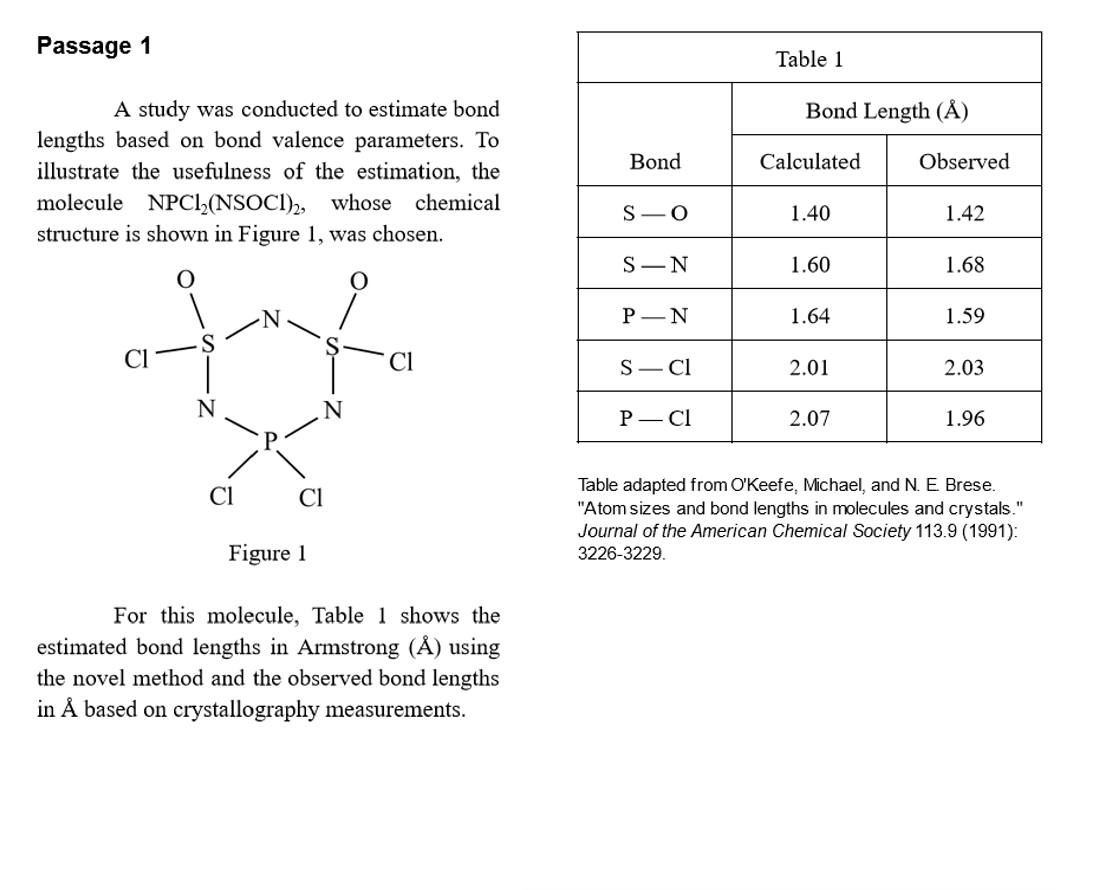 ACT science research summary example question