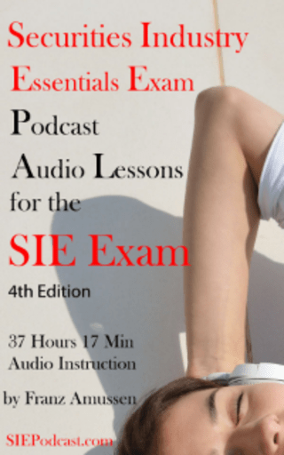 The SIE podcast is a third-party audio resource offering more than 36 hours of course material. Try five SIE exam audio lessons for free.