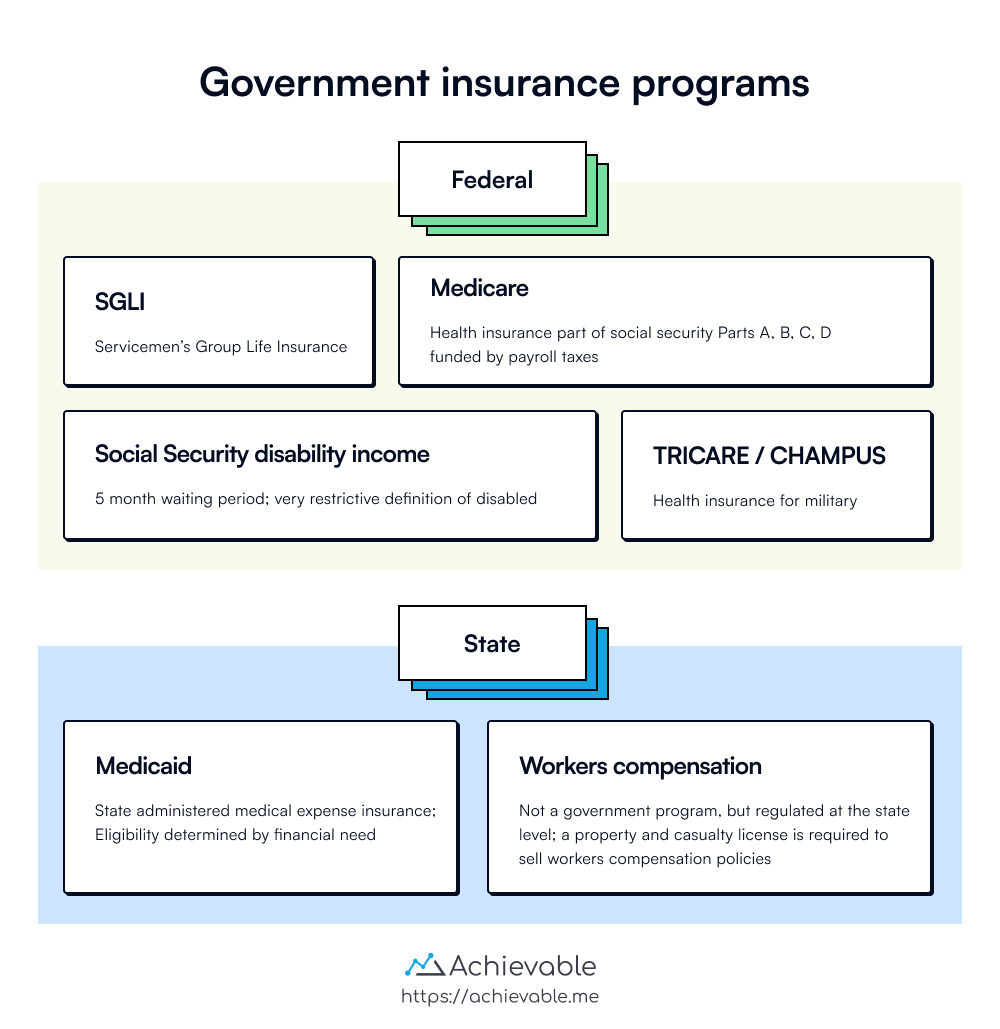 Government insurance programs